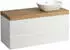Laufen Lani Waschtischplatte wildeiche 1 Ausschnitt rechts, 1185x495x580mm, H4065731122611, Weiß glänzend