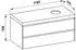 Laufen Lani Waschtischplatte wildeiche 1 Ausschnitt rechts, 1185x495x580mm, H4065731122661, Verkehrsgrau