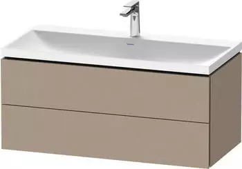 Duravit L-Cube c-shaped Badm&ouml;bel-Set 1000 mm leinen/leinen (LC6952O75750000)