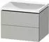 Duravit L-Cube c-shaped Badmöbel-Set 600 mm flannel grey hochglanz/flannel grey hochglanz (LC6950O89890000)