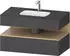 Duravit Qatego Einbauwaschtisch mit Unterbau 1000 mm graphit matt (QA4786030490000)