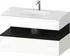 Duravit Qatego Einbauwaschtisch mit Unterbau 1000 mm mit Nischenbeleuchtung weiß hochglanz (QA4786016220010)