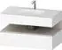 Duravit Qatego Einbauwaschtisch mit Unterbau 1000 mm weiß matt (QA4786091180000)