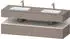 Duravit Qatego Einbauwaschtisch mit Unterbau 1600 mm basalt matt (QA4797084430000)