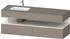 Duravit Qatego Einbauwaschtisch mit Unterbau 1600 mm basalt matt (QA4795022430000)