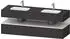 Duravit Qatego Einbauwaschtisch mit Unterbau 1600 mm graphit supermatt (QA4797084800000)