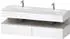 Duravit Qatego Einbauwaschtisch mit Unterbau 1600 mm mit Nischenbeleuchtung weiß matt (QA4797091180010)