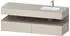 Duravit Qatego Einbauwaschtisch mit Unterbau 1600 mm taupe supermatt (QA4796043830000)
