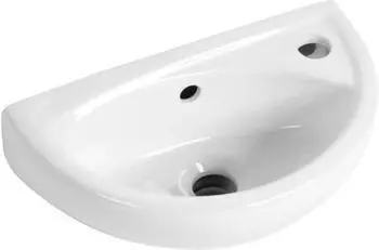 Creavit Oval Handwaschbecken Keramik 39x23cm Wei&szlig; (TP040)