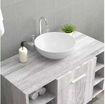 vidaXL Waschbecken Wei&szlig; 28x28x10cm Keramik (242569)