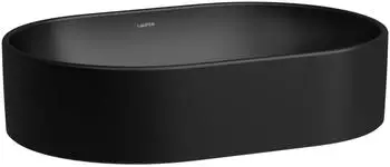 Laufen Savoy Aufsatzwaschbecken oval 55x38cm schwarz (H8129447161121)