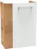 Fackelmann SBC Waschplatz-Set Glas/Holzwerkstoff Asteiche/Weiß 45cm rechts (SBC)