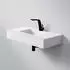Steinberg Serie 444 Wand-Waschtisch Solid Surface weiß matt 80cm (444 7020 W)