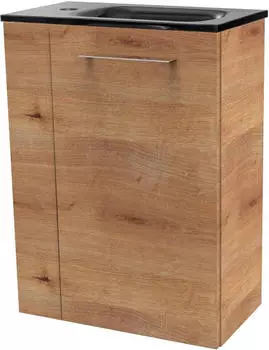 Fackelmann SBC Waschtisch mit Unterschrank 45cm Ast-Eiche (91251728)