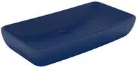 vidaXL Luxus-Waschbecken Rechteckig Matt Dunkelblau 71x38 cm Keramik