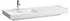 Laufen Meda Einbauwaschbecken, Ablage rechts, 1200x460mm, Matt Weiß (H8171107571121)
