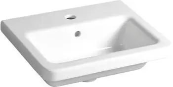 Sapho City Einbauwaschbecken Keramik rechteckig 50x40cm weiß (KE050)