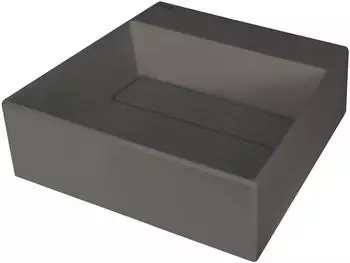 Deante Correo Aufsatzwaschbecken quadratisch 40x40cm Anthrazit (CQRTU4M)