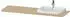 Duravit HP031HR7171 Konsole m.1 Aus.HappyD2+1,6x160x55cm Eiche