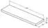 Ideal Standard T3954Y2 Konsole Conca 180x50,5x8cm anthrazit