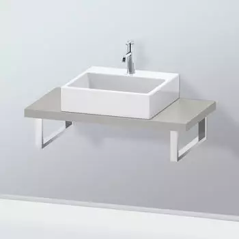Duravit L-Cube Konsole f&uuml;r 1 Aufsatz-/Einbauwaschtisch Compact LC100C00707#80