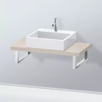 Duravit L-Cube Konsole f&uuml;r 1 Aufsatz-/Einbauwaschtisch Compact LC100C09191#80