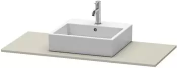 Duravit XSquare Konsole f&uuml;r 1 Aufsatz-/Einbauwaschtisch XS060D06060