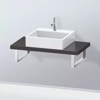 Duravit L-Cube Konsole f&uuml;r 1 Aufsatz-/Einbauwaschtisch Compact LC100C08080#80