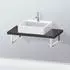 Duravit L-Cube Konsole für 1 Aufsatz-/Einbauwaschtisch Compact LC100C08080#80