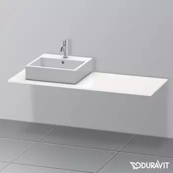 Duravit XSquare Konsole f&uuml;r 1 Aufsatz-/Einbauwaschtisch XS060GL8585