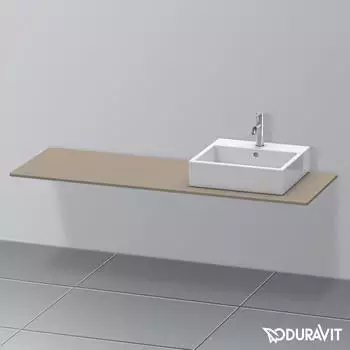Duravit XSquare Konsole f&uuml;r 1 Aufsatz-/Einbauwaschtisch XS060HR9090