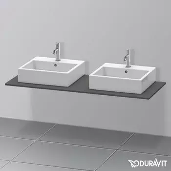 Duravit XSquare Konsole f&uuml;r 2 Aufsatz-/Einbauwaschtische XS063GB4949