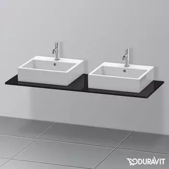 Duravit XSquare Konsole f&uuml;r 2 Aufsatz-/Einbauwaschtische XS063GB4040