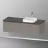 Duravit Happy D.2 Plus Konsole für 1 Aufsatz-/Einbauwaschtisch HP031KR8080