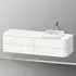 Duravit Happy D.2 Plus Konsole für 1 Aufsatz-/Einbauwaschtisch HP031HR2222