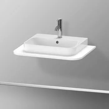 Duravit Happy D.2 Plus Konsole f&uuml;r 1 Aufsatz-/Einbauwaschtisch HP031B03636
