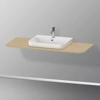 Duravit Happy D.2 Plus Konsole f&uuml;r 1 Aufsatz-/Einbauwaschtisch HP031KM7171