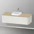 Duravit Happy D.2 Plus Konsole für 1 Aufsatz-/Einbauwaschtisch HP031KM7171