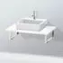 Duravit L-Cube Konsole für 1 Aufsatz-/Einbauwaschtisch LC106C02222#80