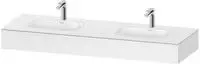 Duravit Collection One Einbauwaschtisch links und rechts mit Konsole 160 x 55 cm,