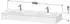 Duravit Qatego Einbauwaschtisch links und rechts mit Konsole 160x55 cm weiß matt (QA4695018180000)