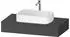 Duravit Qatego Konsolen mit Ausschnitt mittig 100x55 cm graphit matt (QA4801049490000)