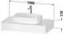 Duravit Qatego Konsolen mit Ausschnitt mittig 100x55 cm graphit matt (QA4801049490000)