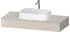 Duravit Qatego Konsolen mit Ausschnitt mittig 120x55 cm taupe matt (QA4802091910000)