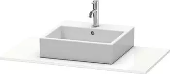 Duravit XSquare Konsole 100 cm mit einem Ausschnitt nachtblau seidenmatt (Lack) (XS060E09898)