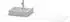 Duravit XSquare Konsole 160 cm mit einem Ausschnitt links weiß supermatt (Dekor) (XS060HL8484)