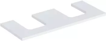 Geberit ONE Ausschnitt 2-fach f&uuml;r Aufsatzwaschtisch Schalenform 120 cm wei&szlig; / matt (505.335.00.2)