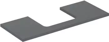 Geberit ONE Ausschnitt mittig f&uuml;r Aufsatzwaschtisch 120 cm lava / lackiert matt (505.285.00.3)