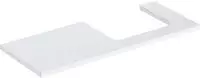Geberit One Waschtisch-Platte 505325001 120 x 3 x 47 cm, wei&szlig;/lackiert