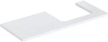 Geberit ONE Ausschnitt rechts f&uuml;r Aufsatzwaschtisch 120 cm wei&szlig; / lackiert hochgl&auml;nzend (505.325.00.1)